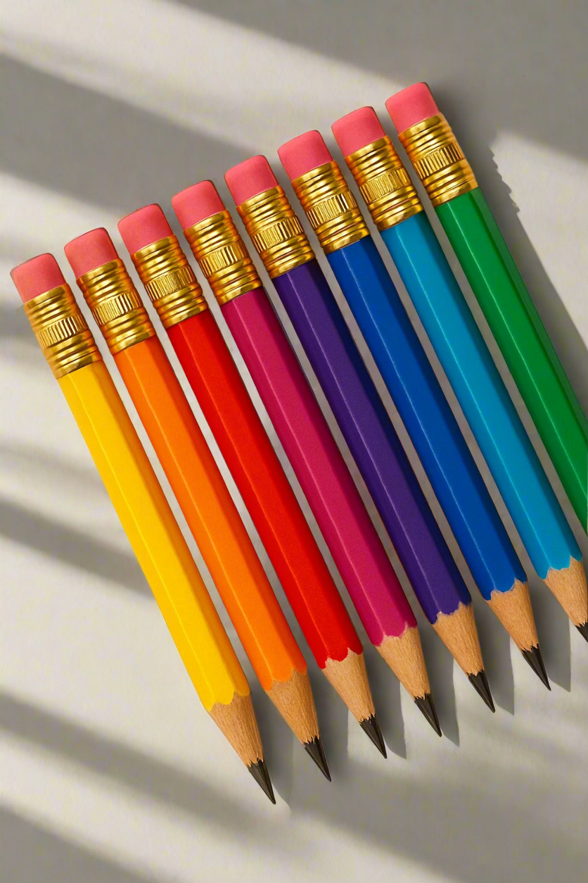 Colored Barrel Graphite Pencils
