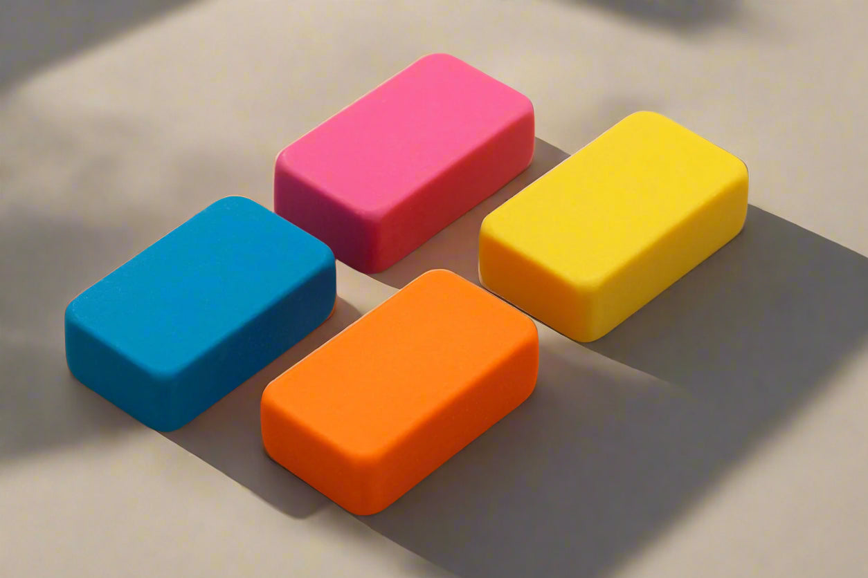Colorful Block Erasers